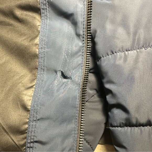 Calvin Klein Men's Water Resistant Zip Front Navy Blue Puffer Jacket Sz M - Picture 14 of 16
